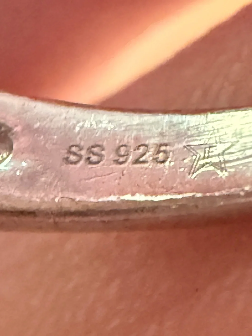 Vintage Diamond Engagement Ring Sz7